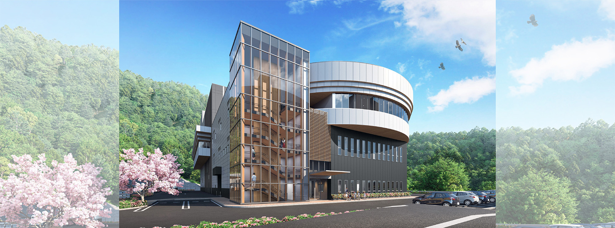 霧島市クリーンセンターの完成イメージ パソコン用の画像
